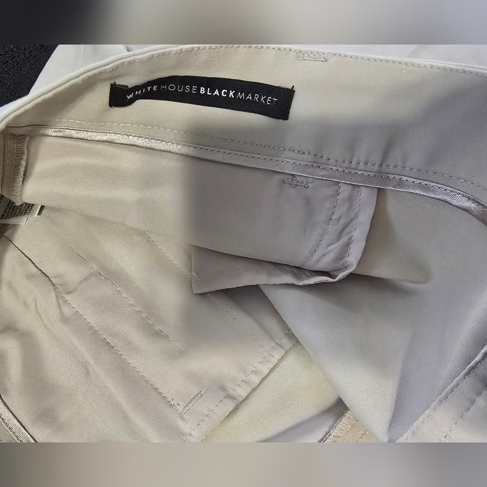 White House Black Market Beige Bermuda Shorts - Picture 6 of 14